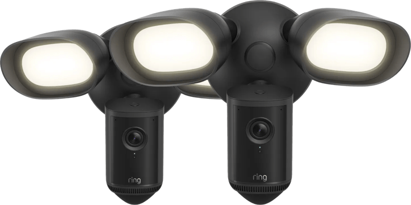Ring Floodlight Camera Wired Pro 2e Generatie Zwart Duo Pack