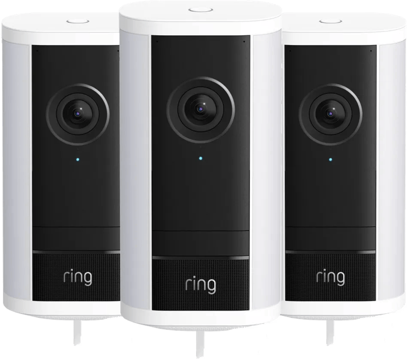 Ring Spotlight Camera Pro 2e Generatie Bedraad Wit 3-Pack
