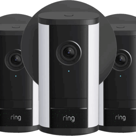 Ring Spotlight Camera Pro 2e Generatie Stekker Zwart 3-Pack