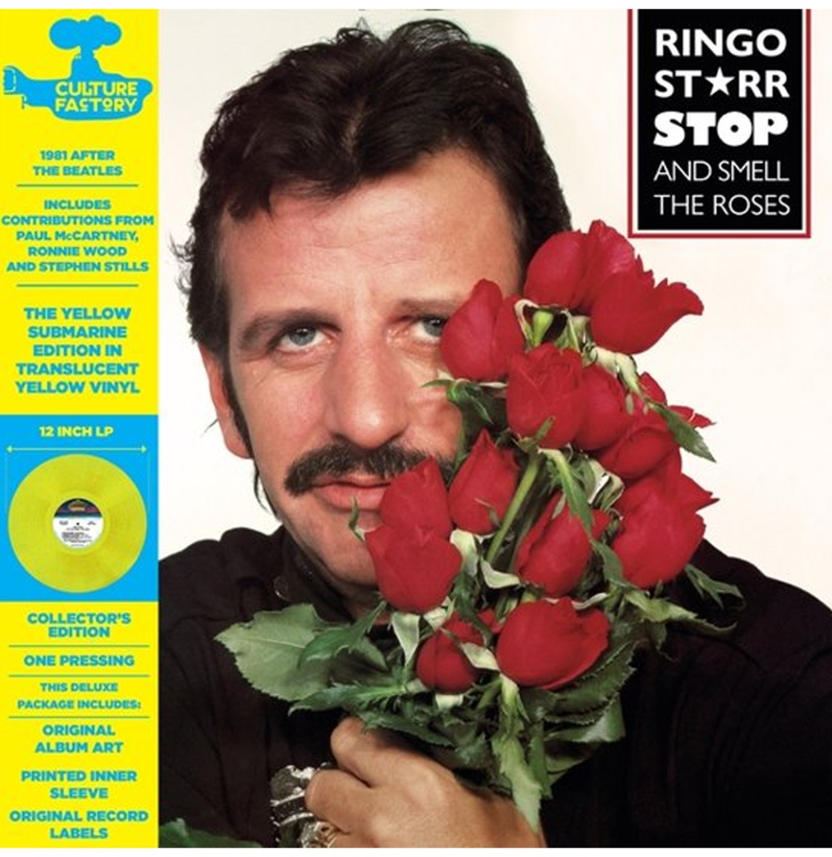 Ringo Starr - Stop And Smell The Roses (Geel Vinyl) (LP) | Fiftiesstore