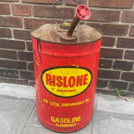 Rislone Racing Gasoline 6 Gallon Olieblik - Origineel Vintage | Fiftiesstore