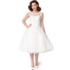 Unique Vintage Riviera Bridal Dress Ivory-XXXXL | Unique Vintage