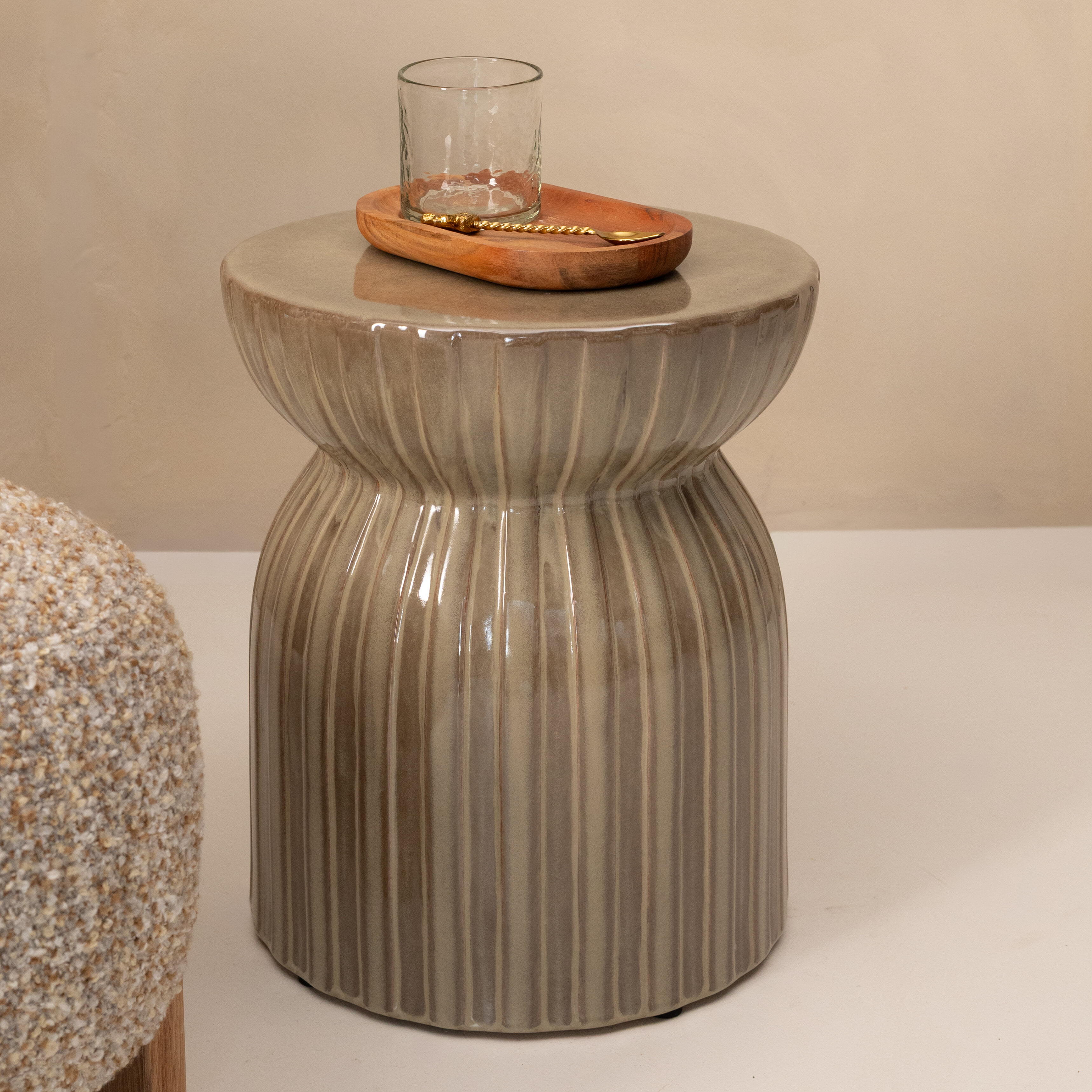 Rivièra Maison Bijzettafel 'Sintra' Keramiek