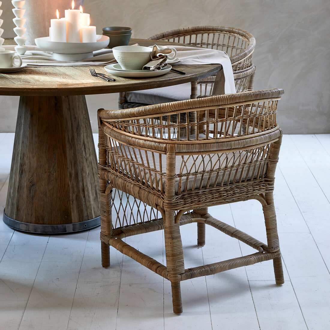 Rivièra Maison Eetkamerstoel 'Victoria Falls' Rattan