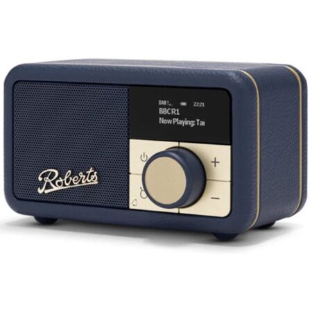 Roberts Revival Petite 2 - FM/DAB+/BT Draagbare Radio Donker Blauw | Fiftiesstore