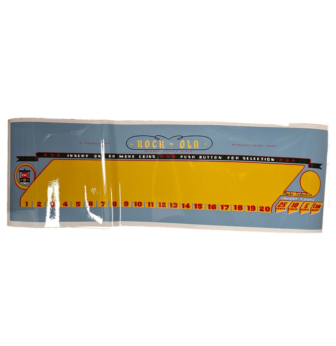 Rock-Ola 1426 Titelbord Sticker | Rock-Ola
