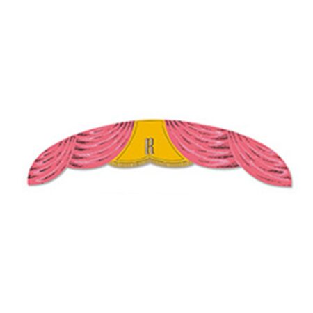 Rock-Ola 1428 Gordijn Sticker Roze | Fiftiesstore