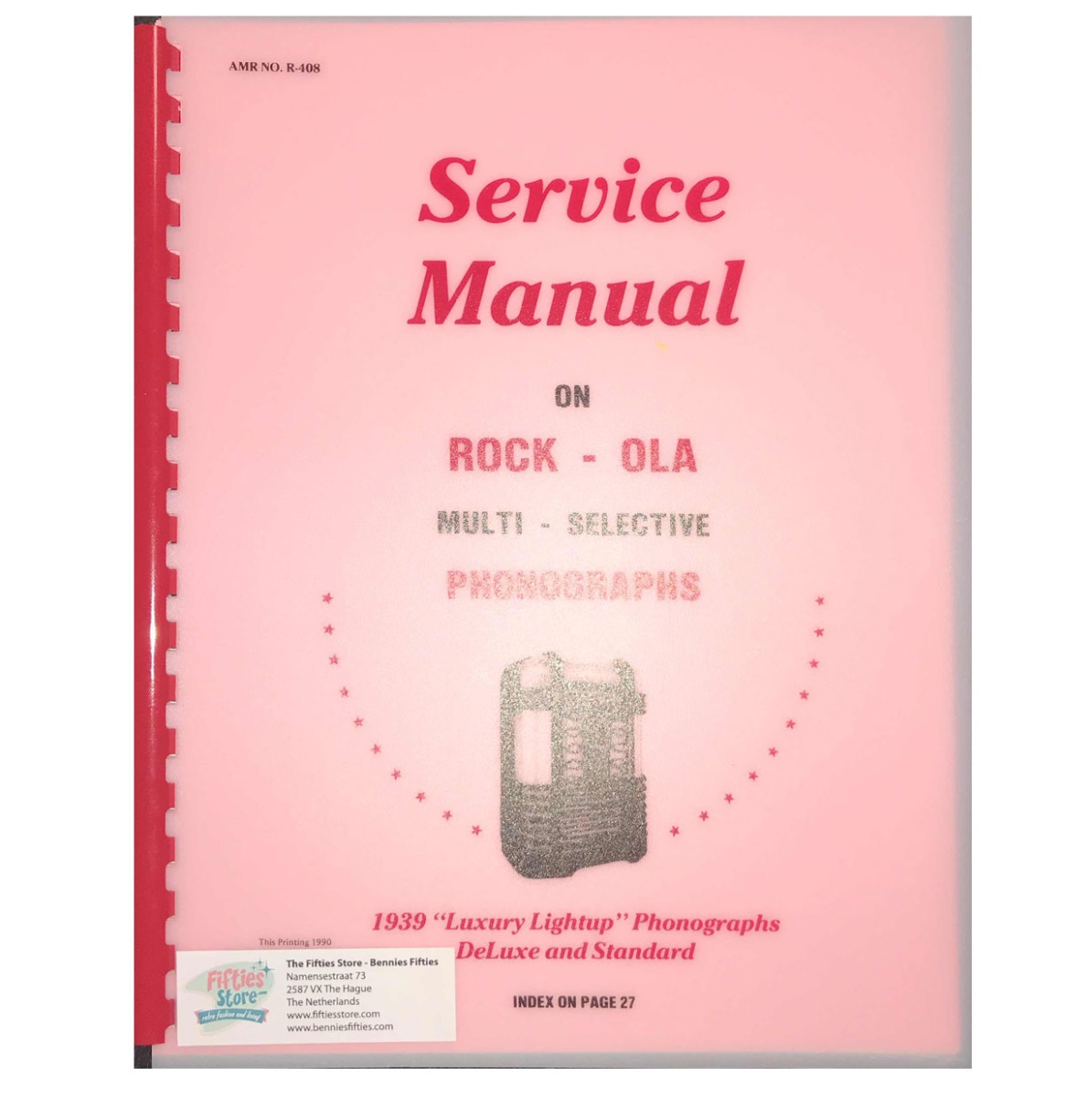 Rock-Ola 1939 Luxury Lightup Phonographs Service Manual | Rock-Ola