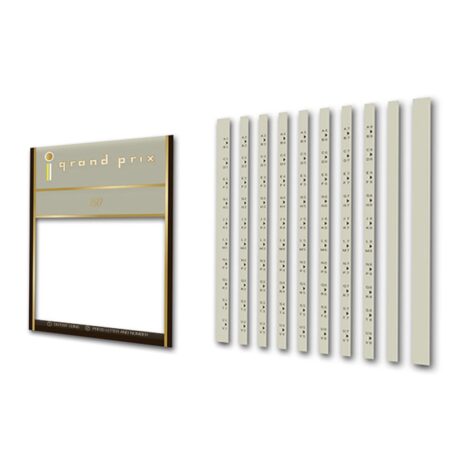 Rock-Ola 425 Grand Prix Model Top Glas Sticker | Rock-Ola