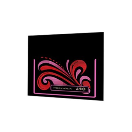 Rock-Ola 450 Display Insert Voor Gebogen Ruit | Rock-Ola