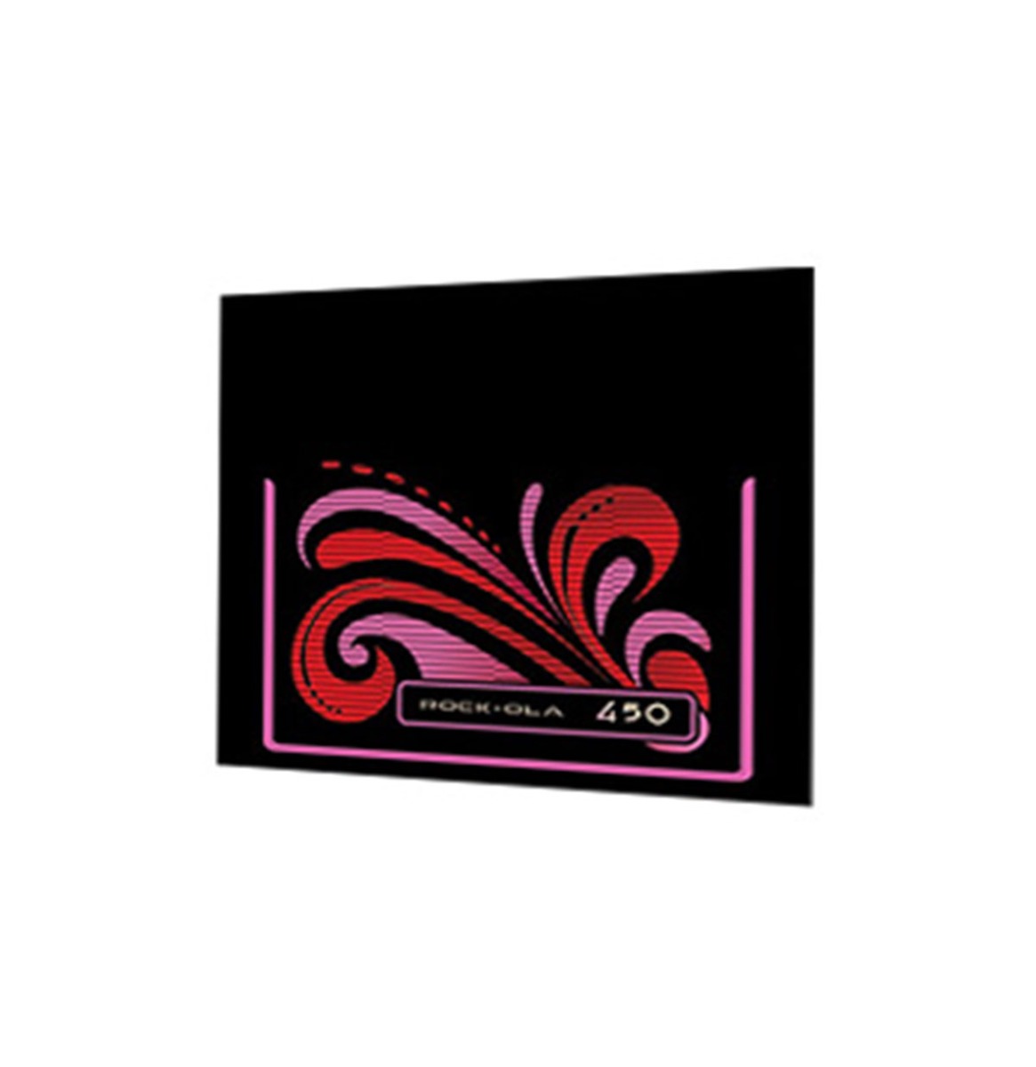 Rock-Ola 450 Display Insert Voor Gebogen Ruit | Rock-Ola