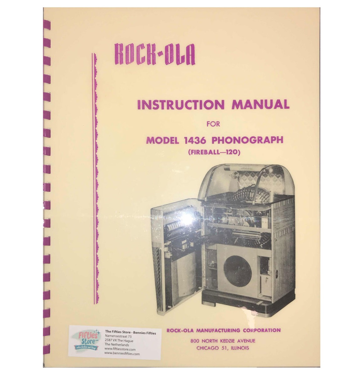 Rock-Ola Model 1436 Jukebox Service Manual | Rock-Ola