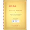 Rock-Ola Model 1442 Jukebox Service Manual | Rock-Ola