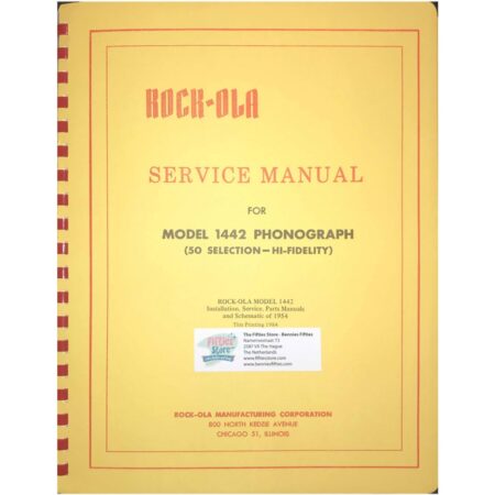 Rock-Ola Model 1442 Jukebox Service Manual | Rock-Ola