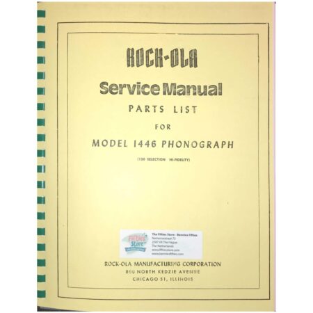 Rock-Ola Model 1446 Jukebox Service Manual & Parts List | Rock-Ola