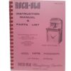 Rock-Ola Model 1475 Tempo I Instructie Manual En Onderdelen Lijst | Rock-Ola