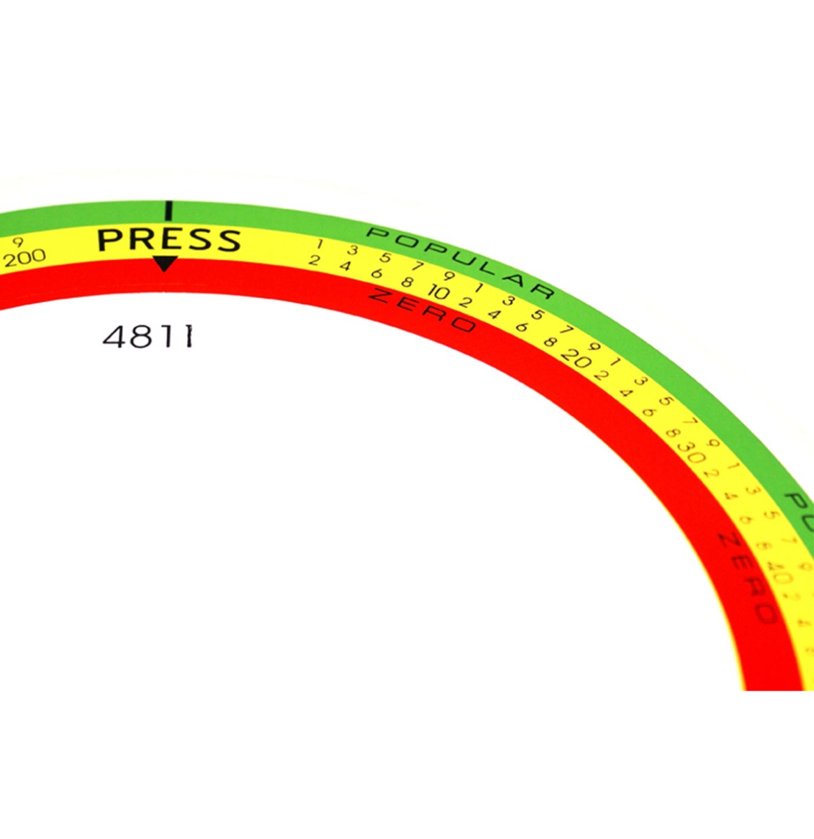 Rock-Ola decal popularity meter model 1475 / 1485 model Tempo 1 / 2 (200 select) | Rock-Ola