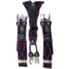 Rockabilly Suspenders Burgundy | Banned
