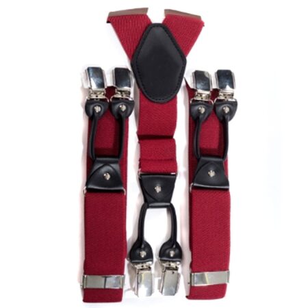 Rockabilly Suspenders Red | Banned