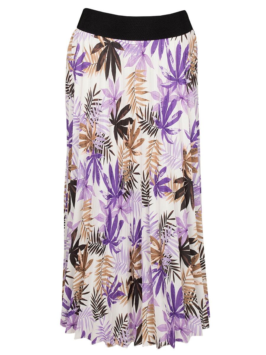 Rok Bladeren Lila | Fashionize