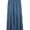 Rok Maxi Donker Jeansblauw | Fashionize