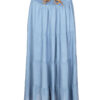 Rok Maxi Jeansblauw | Fashionize