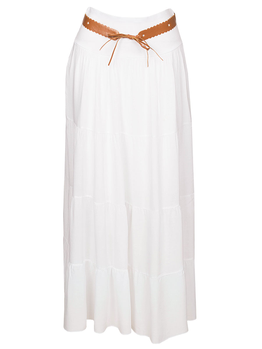 Rok Maxi Wit | Fashionize