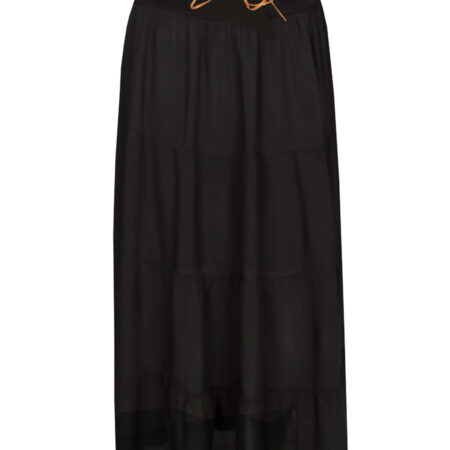 Rok Maxi Zwart | Fashionize
