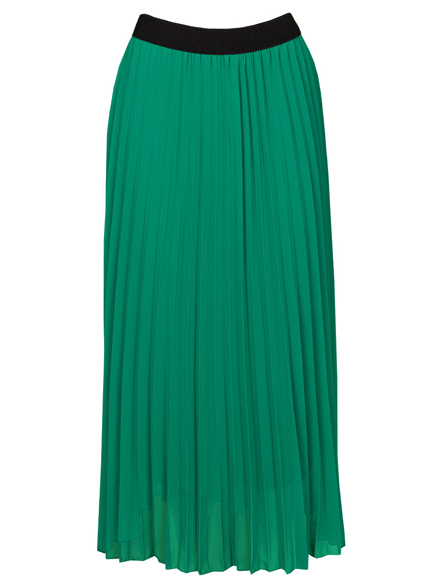Rok Plissé Groen | Fashionize