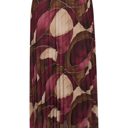 Rok Plissé Nicole Bordeaux | Fashionize