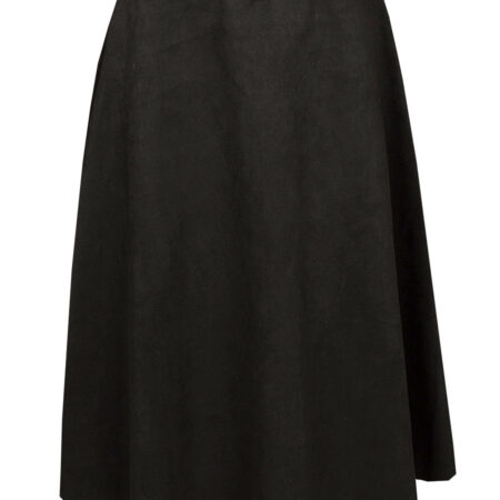 Rok Suède Zwart | Fashionize