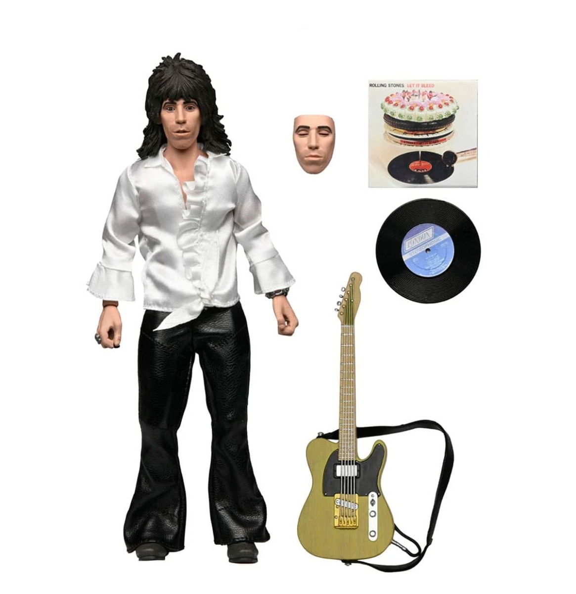 Rolling Stones Geklede Actiefiguur Keith Richards (1975) 20 cm | Neca Collectibles