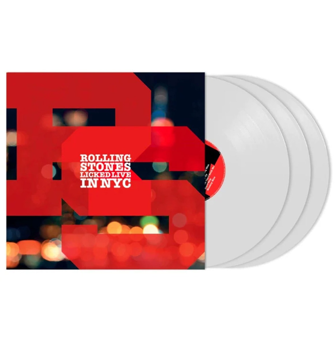 Rolling Stones - Licked Live In NYC - 3- - Wit Gekleurd Vinyl - Beperkte Oplage (LP) | Fiftiesstore