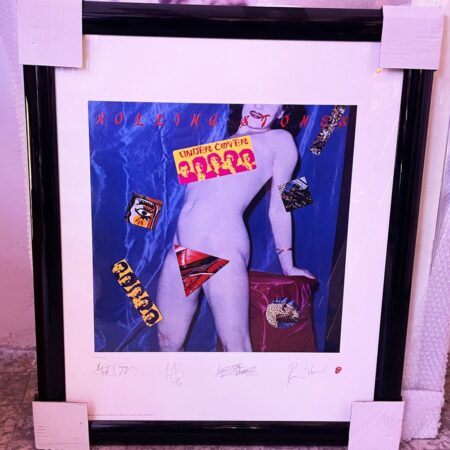 Rolling Stones - Undercover Album Cover Litho 1994 - In Lijst 65 x 75 cm | Fiftiesstore