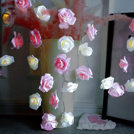Romance Rose Lights - 20 LED-lampjes - Realistische Rozen | MikaMax