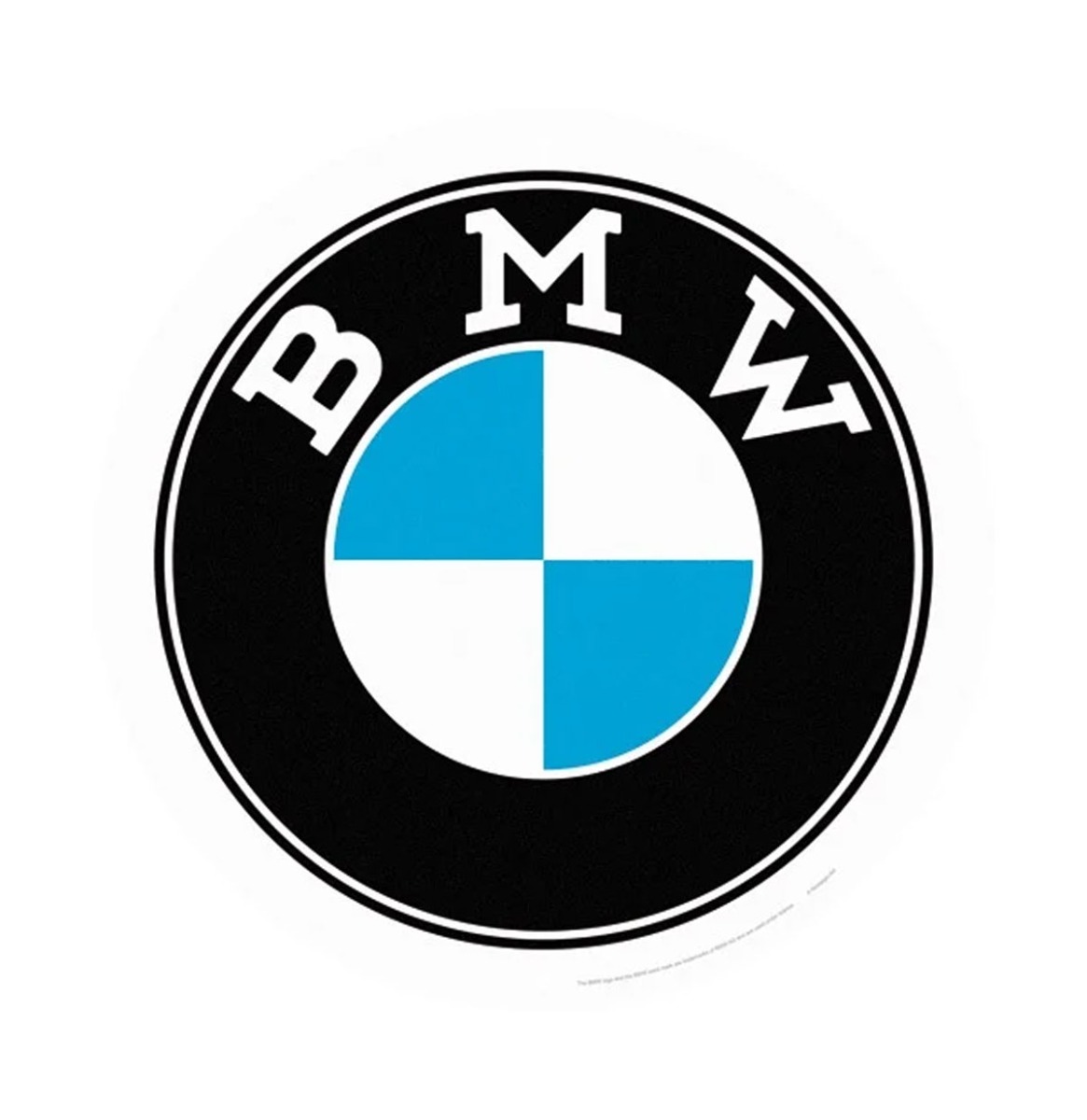 Rond Metaal Bord 35cm BMW - Logo | BMW
