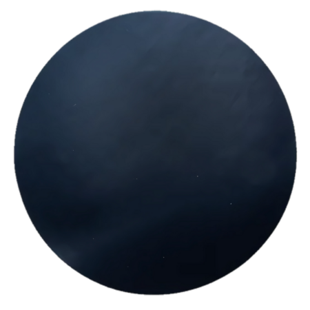 Ronde Leren Zwarte Placemats - Placemat Buffalo Mistral Rond Black - Xapron | Xapron