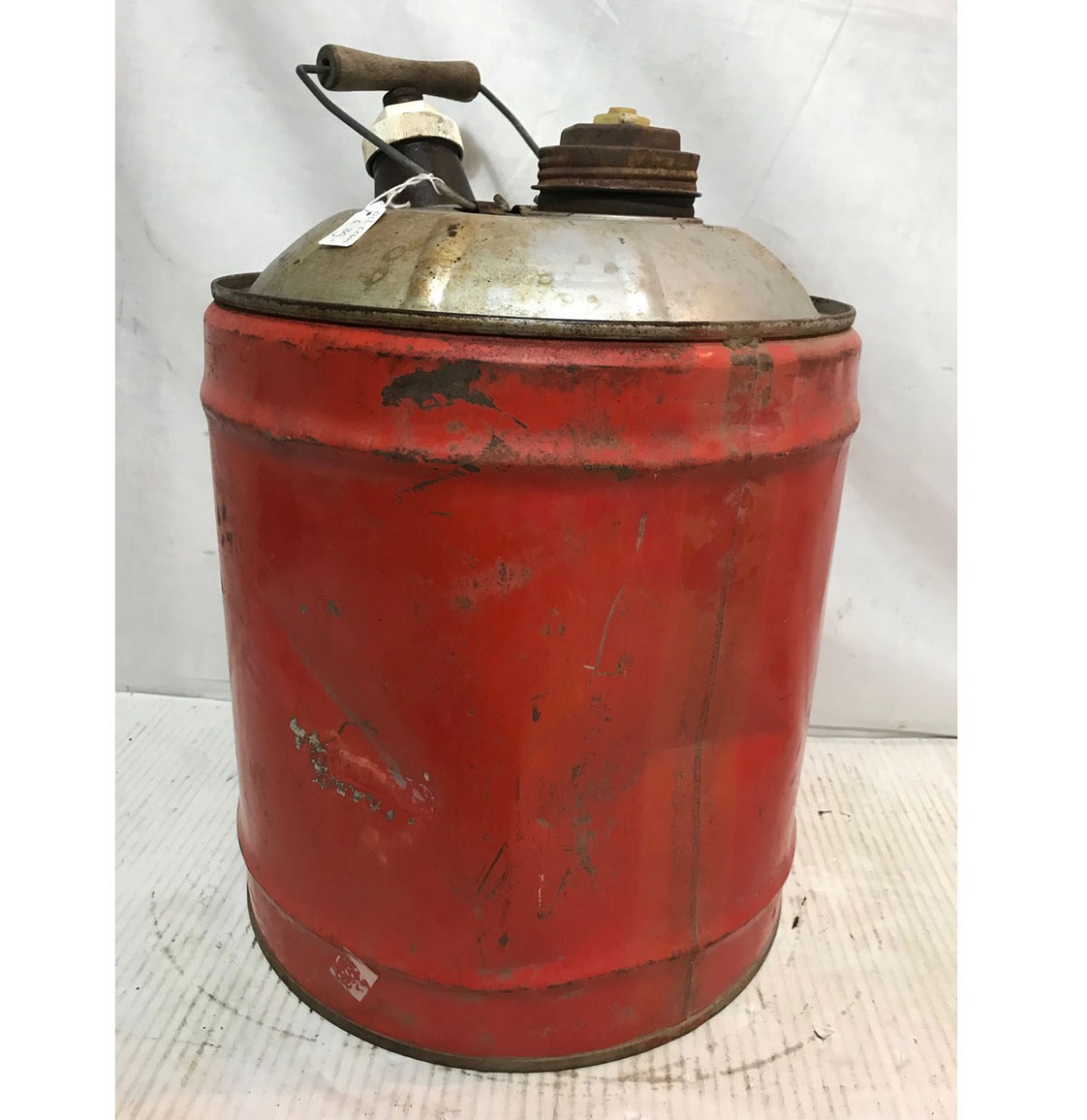 Rood Olieblik Vintage USA | The Dutch Pickers