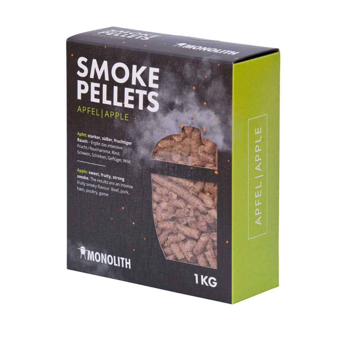 Rook Pellets - Appel - 1KG - Zorgt voor een heerlijke rooksmaak - Monolith - Rookhout BBQ | MONOLITH