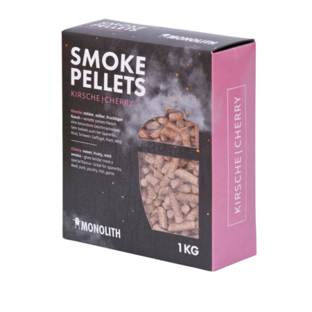Rook Pellets - Kersen - 1KG - Zorgt voor een heerlijke rooksmaak - Monolith - Rookhout BBQ | MONOLITH