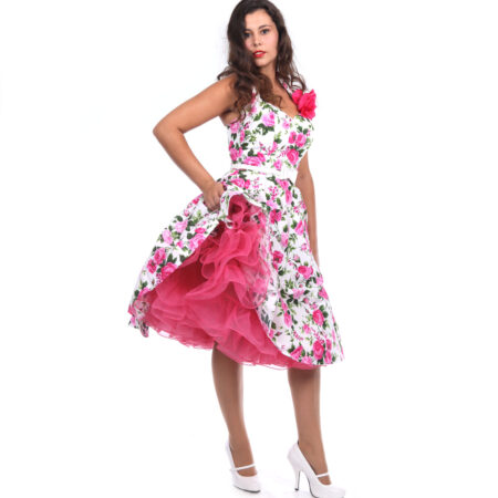Rosa Dress White-32 (NL)/ 6 (UK) | 35% korting | Vivien of Holloway