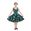 Rosaceae Kids Swing Dress Black-3 - 4 Jaar | Hearts and Roses