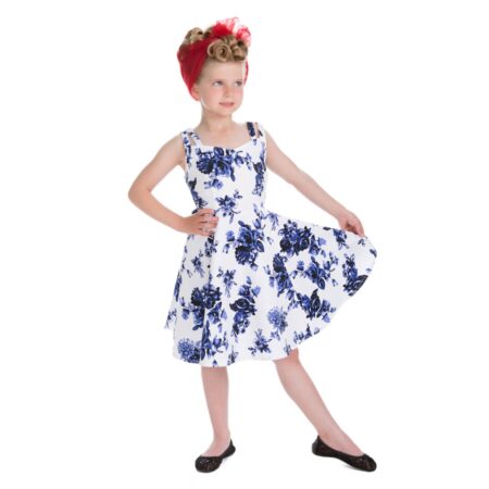 Hearts & Roses Rosaceae Kids Swing Dress Blue -11 - 12 Jaar | Hearts and Roses