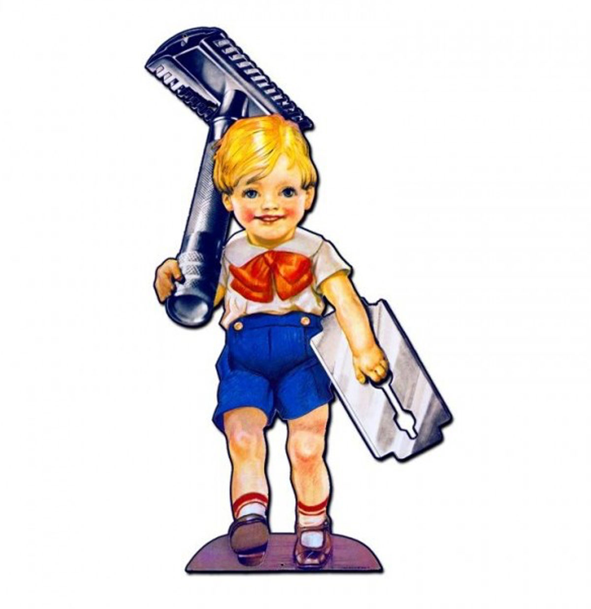 Rotbart Mond Extra Zwaar Metalen Bord | Fiftiesstore