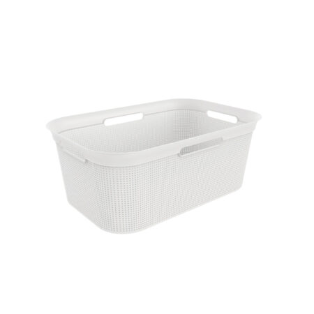 Rotho Brisen Flexibele wasmand 41L wit | Rotho