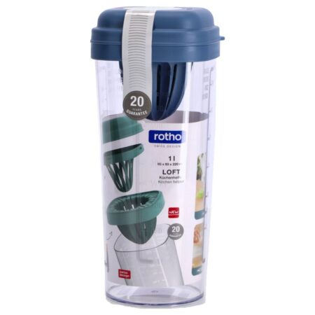 Rotho Shaker Met Pers 1 L Loft Horizon Blauw | Rotho