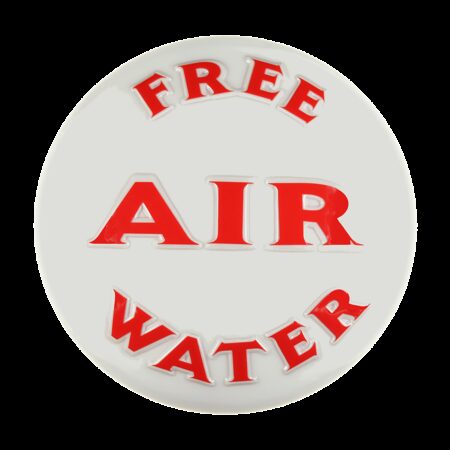Round Air Sign Lamp Wit | Gaspump Heaven