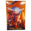 Round The World by Clipper Pan-Am Vintage Reclame Emaille Bord - 65 x 42cm | Fiftiesstore