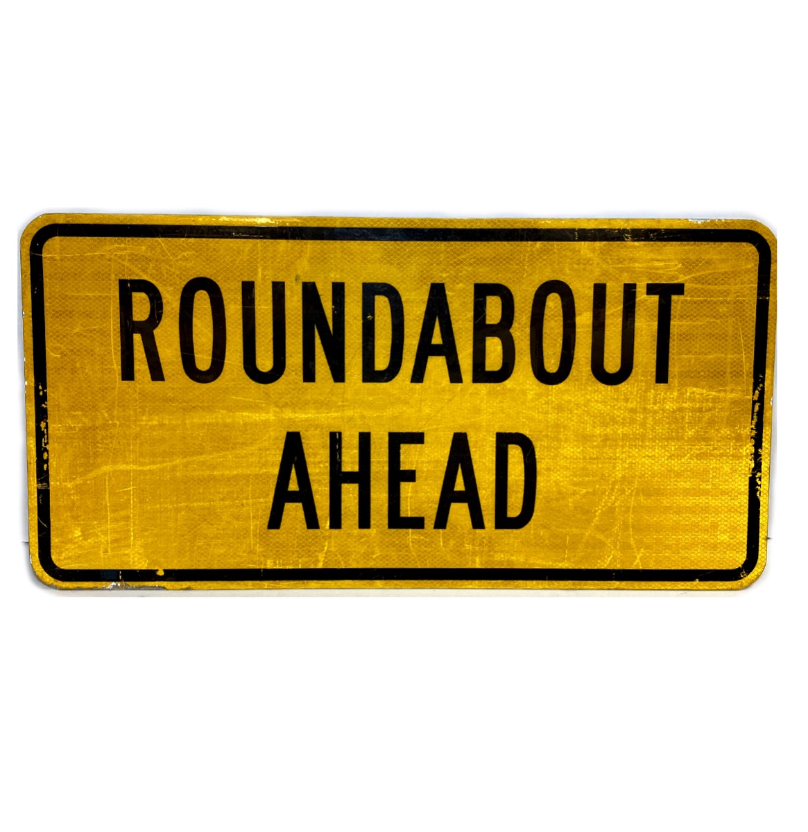 Roundabout Straatbord - origineel 76x38 | The Dutch Pickers