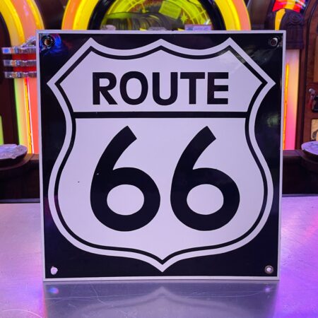 Route 66 Highway Schild Emaille Bord - 28 x 29